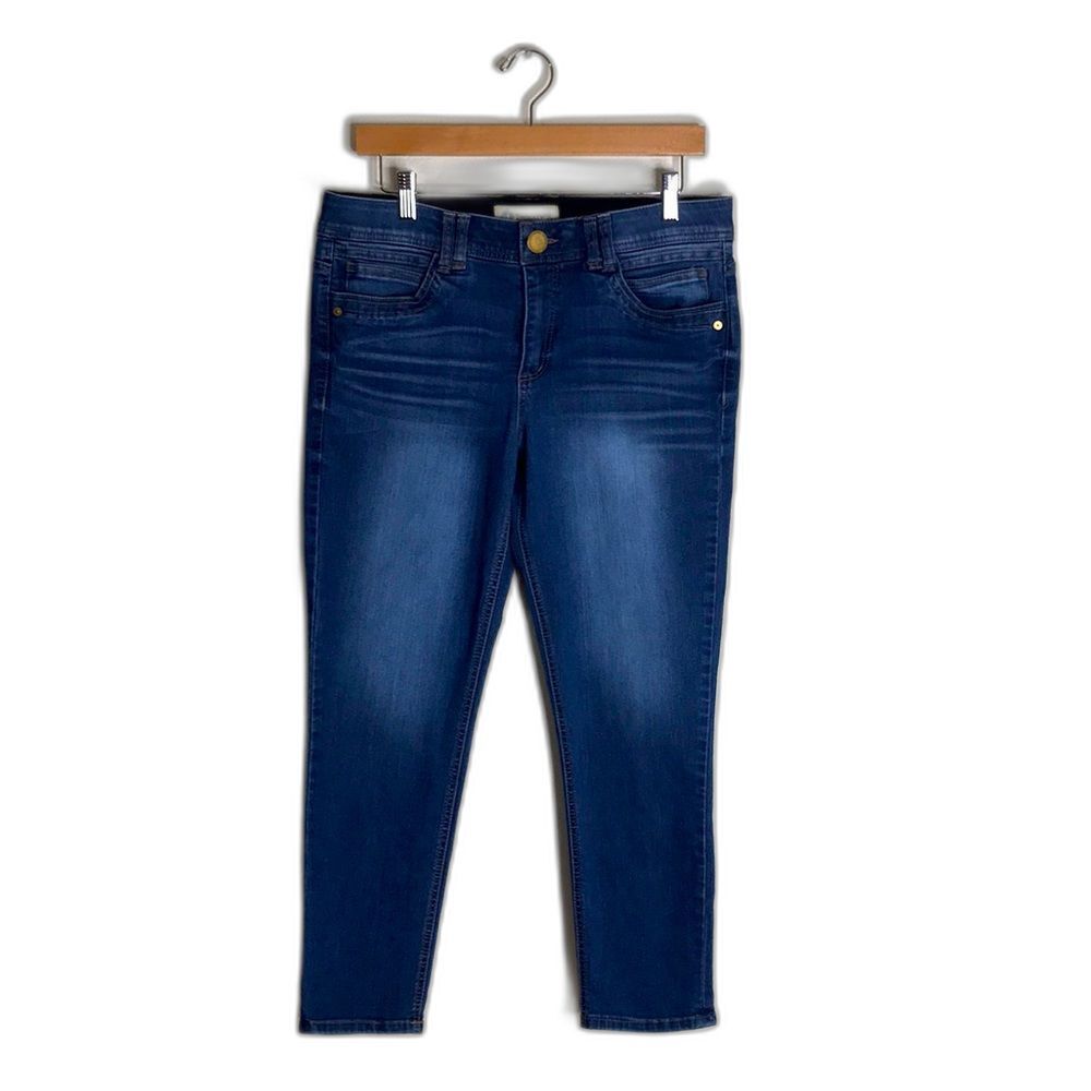 Democracy Women's Ab Technology Dark Denim Skinny Jeans Size 10